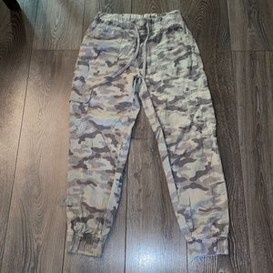 camo cargo joggers